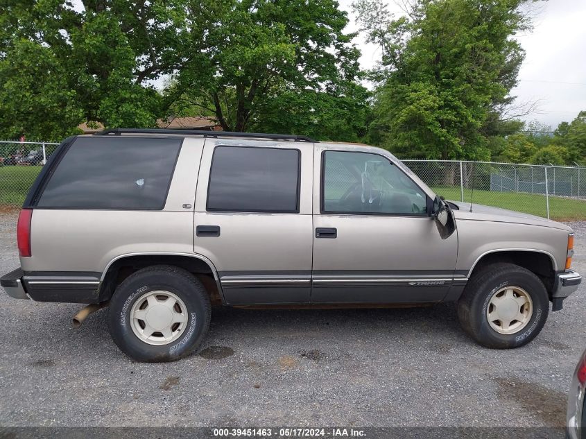 1999 Chevrolet Tahoe Ls VIN: 1GNEK13RXXJ521528 Lot: 39451463