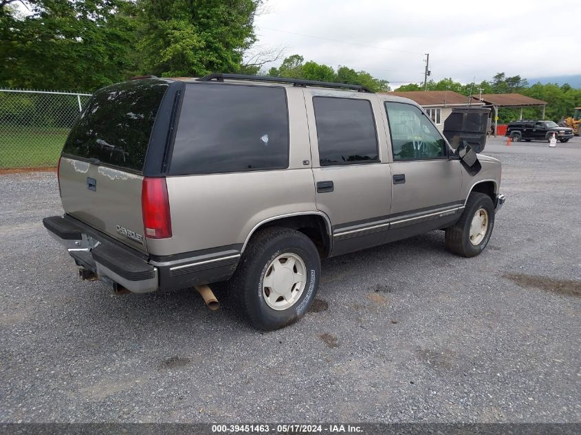 1999 Chevrolet Tahoe Ls VIN: 1GNEK13RXXJ521528 Lot: 39451463