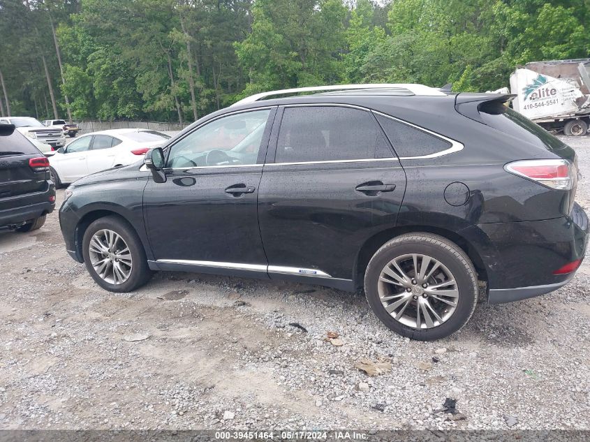 2013 Lexus Rx 450H VIN: JTJBC1BA0D2440500 Lot: 39451464