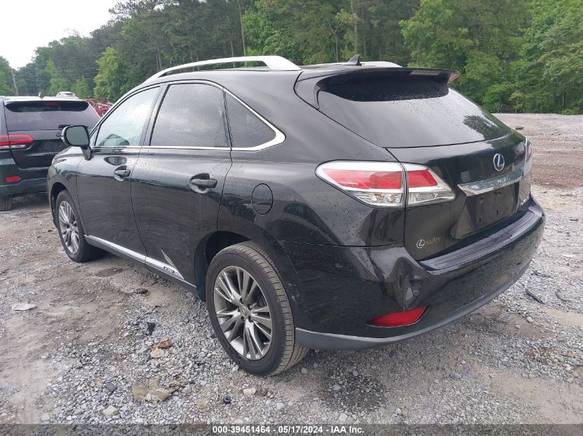 2013 Lexus Rx 450H VIN: JTJBC1BA0D2440500 Lot: 39451464