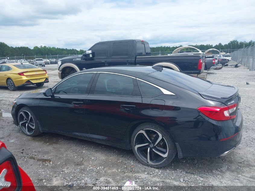 2022 Honda Accord Sport VIN: 1HGCV1F37NA117700 Lot: 39451469