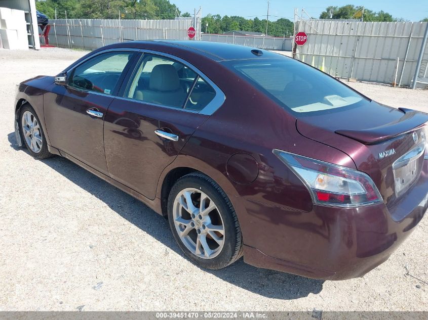 2014 Nissan Maxima 3.5 Sv VIN: 1N4AA5AP1EC466395 Lot: 39451470