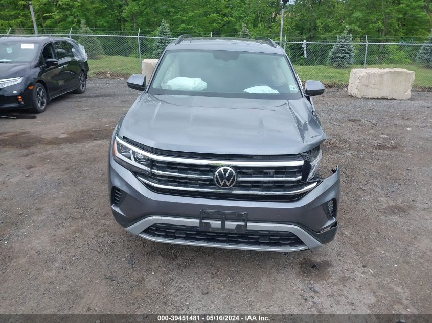 2021 Volkswagen Atlas 3.6L V6 Se W/Technology VIN: 1V2KR2CA5MC597230 Lot: 39451481