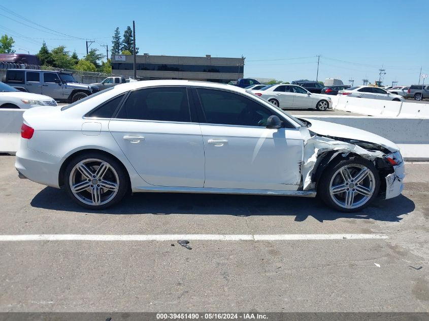 2014 Audi S4 3.0T Premium Plus VIN: WAUBGAFL4EA040043 Lot: 39451490