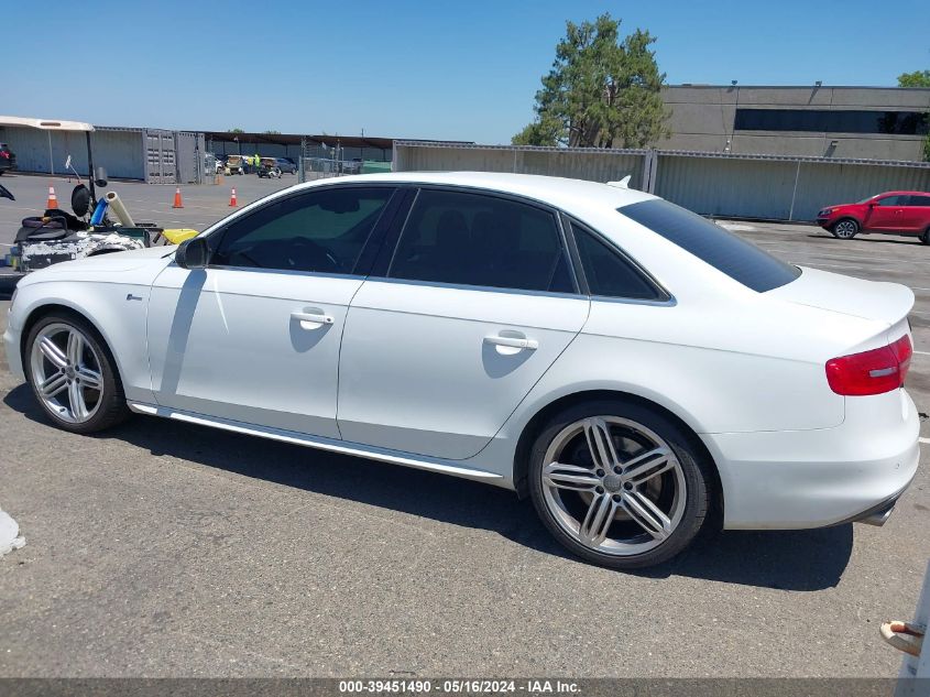 2014 Audi S4 3.0T Premium Plus VIN: WAUBGAFL4EA040043 Lot: 39451490