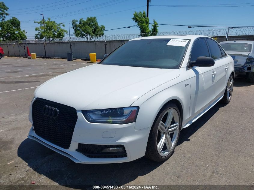 2014 Audi S4 3.0T Premium Plus VIN: WAUBGAFL4EA040043 Lot: 39451490