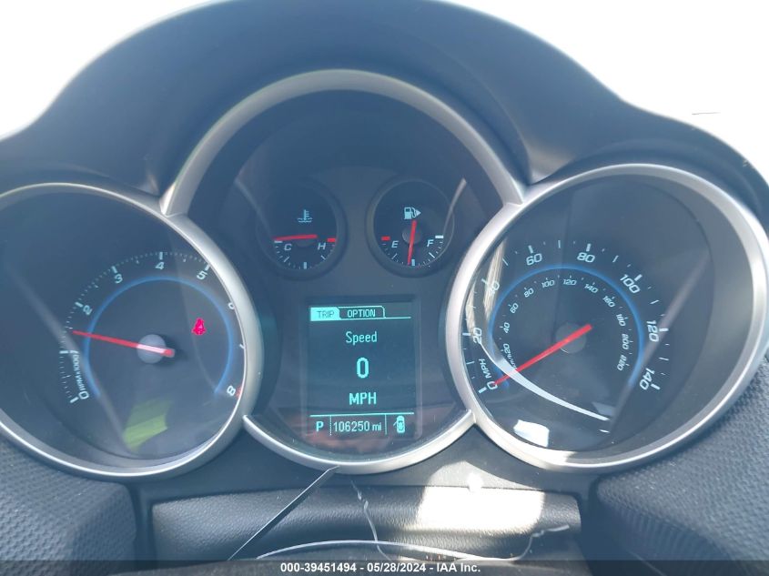 2014 Chevrolet Cruze 1Lt Auto VIN: 1G1PC5SB0E7202586 Lot: 39451494