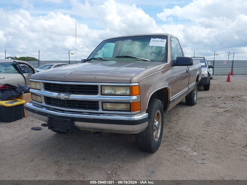 1997 Chevrolet C2500 Hd Fleetside VIN: 1GCGC24R0VZ148436 Lot: 39451501