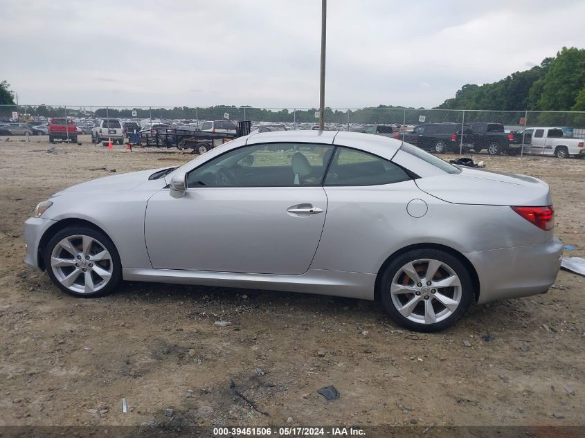 2011 Lexus Is 250 VIN: JTHFF2C22B2521146 Lot: 39451506
