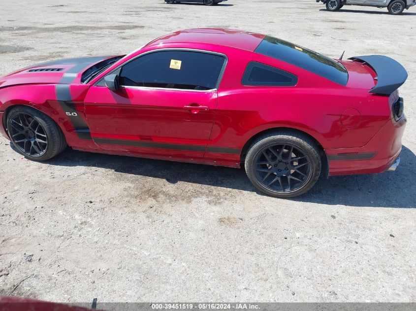 2013 Ford Mustang Gt VIN: 1ZVBP8CF7D5247296 Lot: 39451519