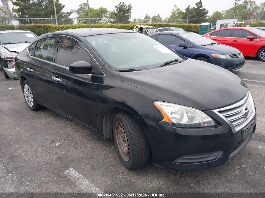 2014 Nissan Sentra S VIN: 3N1AB7AP8EY240688 Lot: 39451522