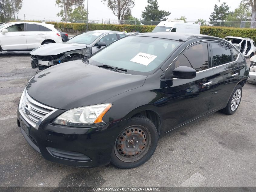 2014 Nissan Sentra S VIN: 3N1AB7AP8EY240688 Lot: 39451522