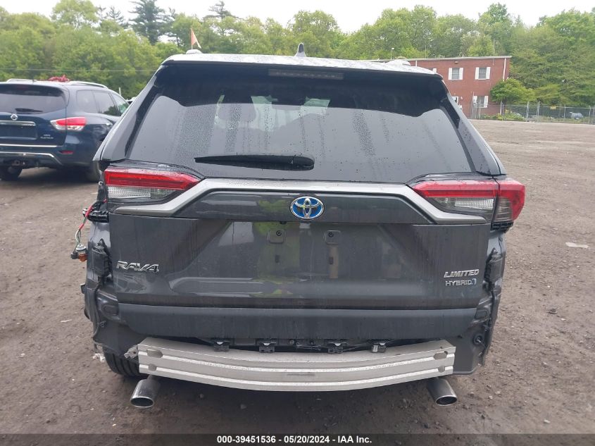 2021 Toyota Rav4 Limited Hybrid VIN: 4T3D6RFV7MU031478 Lot: 39451536