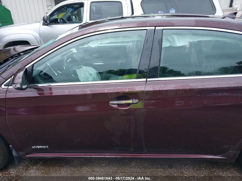 2013 Toyota Avalon Hybrid Limited VIN: 4T1BD1EB1DU017235 Lot: 39451543