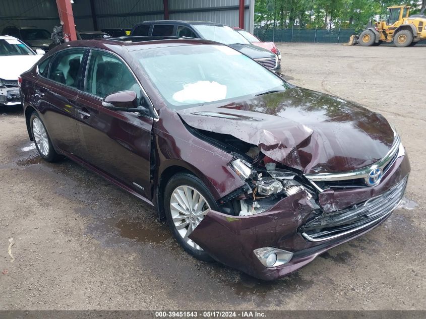 2013 Toyota Avalon Hybrid Limited VIN: 4T1BD1EB1DU017235 Lot: 39451543