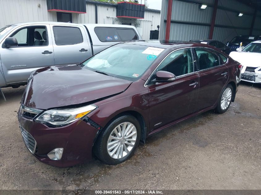 2013 Toyota Avalon Hybrid Limited VIN: 4T1BD1EB1DU017235 Lot: 39451543