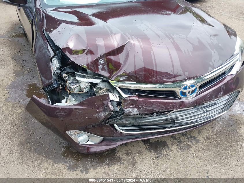 2013 Toyota Avalon Hybrid Limited VIN: 4T1BD1EB1DU017235 Lot: 39451543