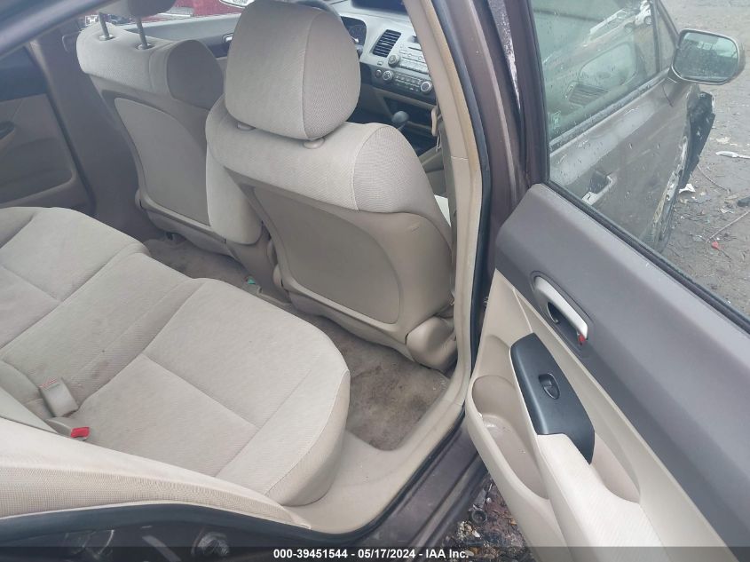 2010 Honda Civic Lx VIN: 2HGFA1F51AH507360 Lot: 39451544