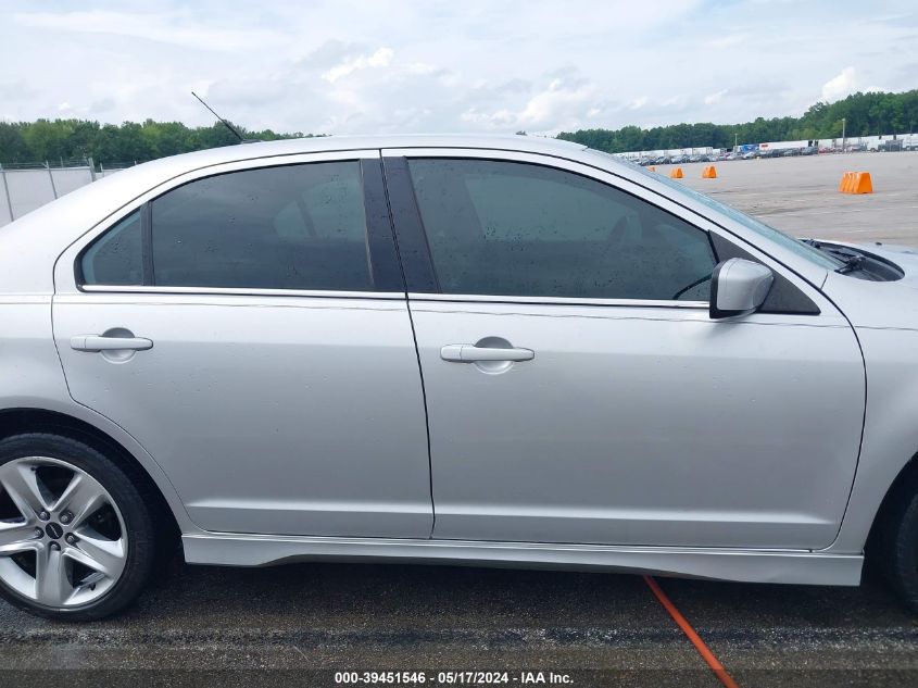 2010 Ford Fusion Sport VIN: 3FAHP0DC6AR110464 Lot: 39451546