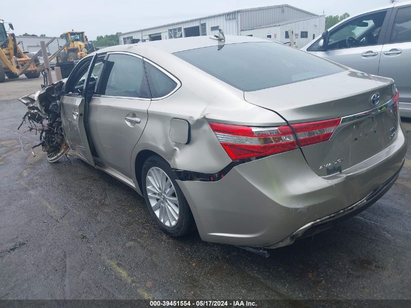 2015 Toyota Avalon Hybrid Limited VIN: 4T1BD1EB2FU037240 Lot: 39451554