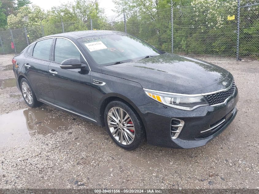 2016 Kia Optima Sxl Turbo VIN: 5XXGV4L28GG112011 Lot: 39451556