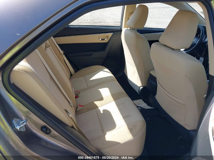 2017 Toyota Corolla Le VIN: 2T1BURHE7HC838917 Lot: 39451575