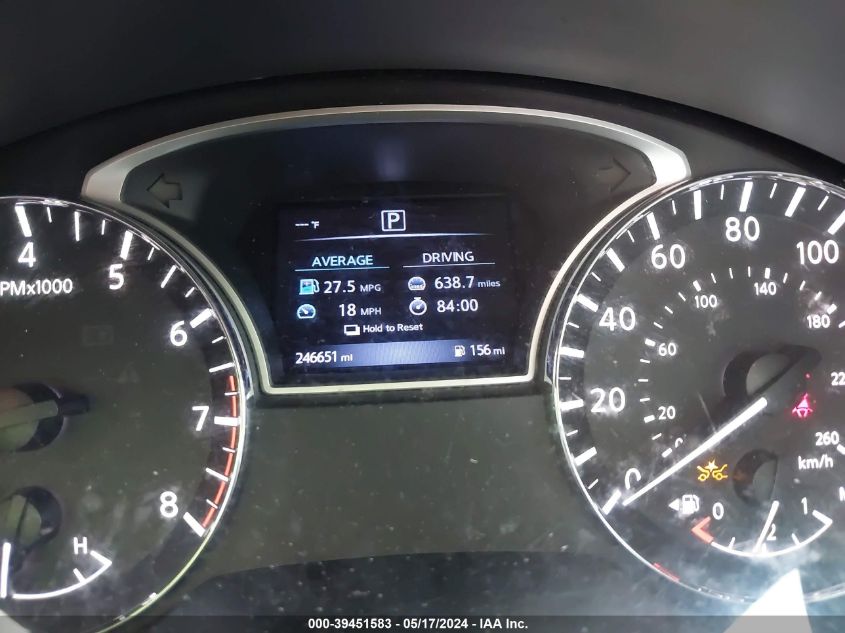 2018 Nissan Altima 2.5 Sv VIN: 1N4AL3AP7JC281938 Lot: 39451583