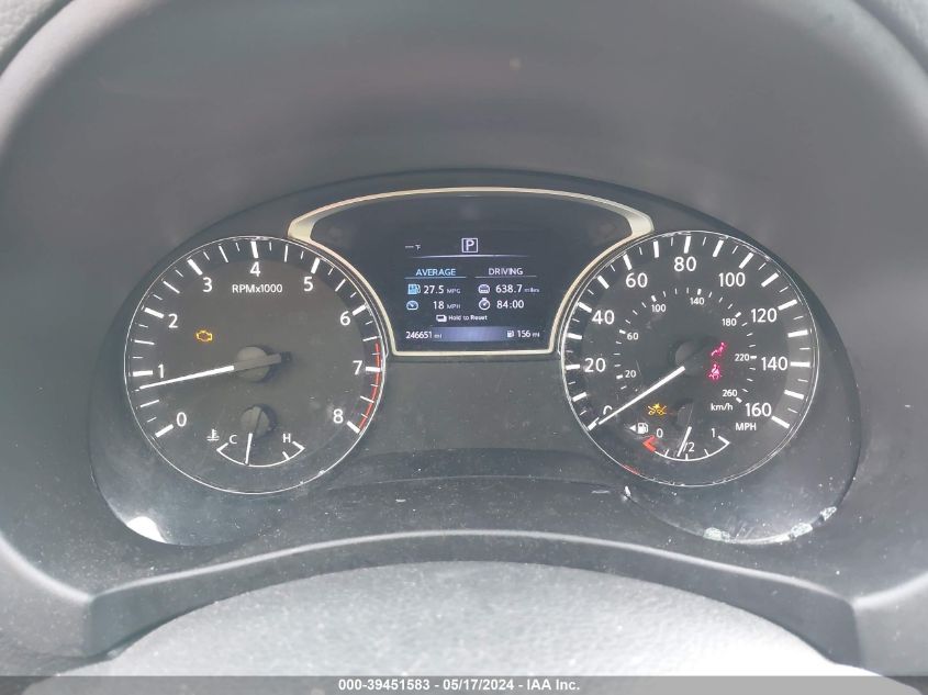 2018 Nissan Altima 2.5 Sv VIN: 1N4AL3AP7JC281938 Lot: 39451583