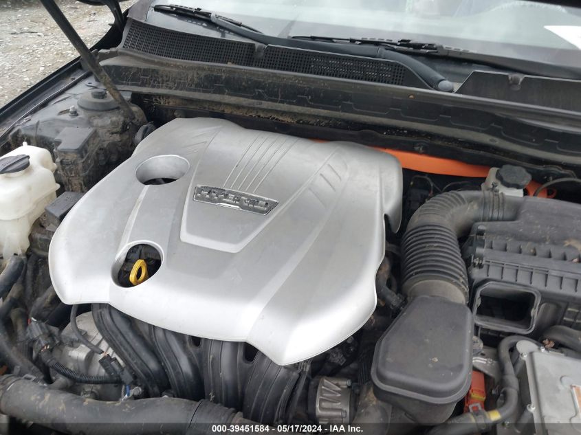 2013 Kia Optima Hybrid Lx VIN: KNAGM4AD2D5043580 Lot: 39451584