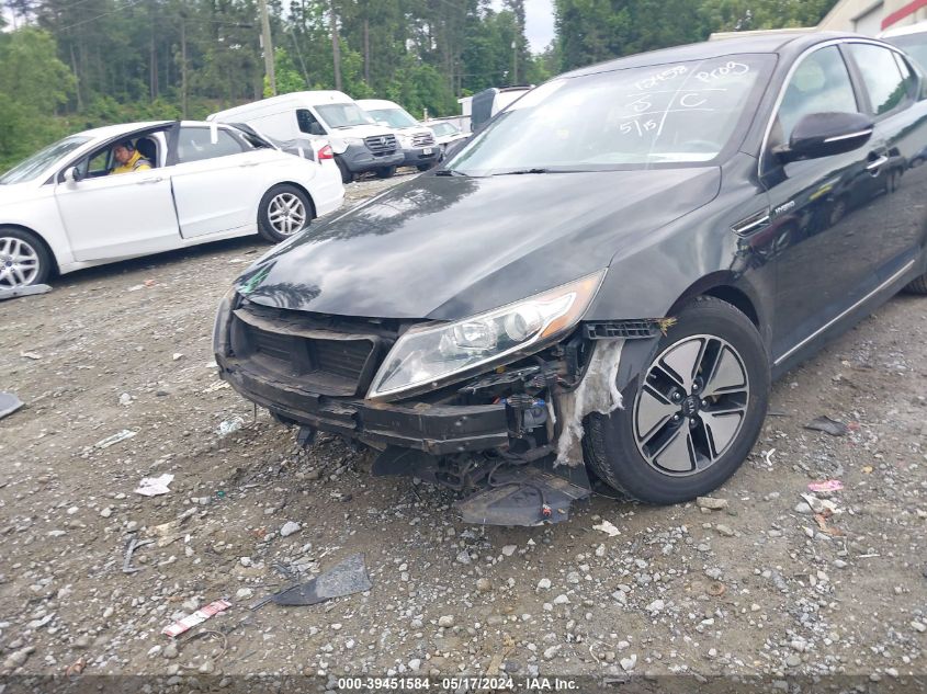2013 Kia Optima Hybrid Lx VIN: KNAGM4AD2D5043580 Lot: 39451584