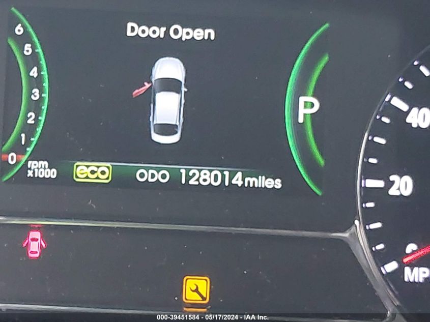 2013 Kia Optima Hybrid Lx VIN: KNAGM4AD2D5043580 Lot: 39451584