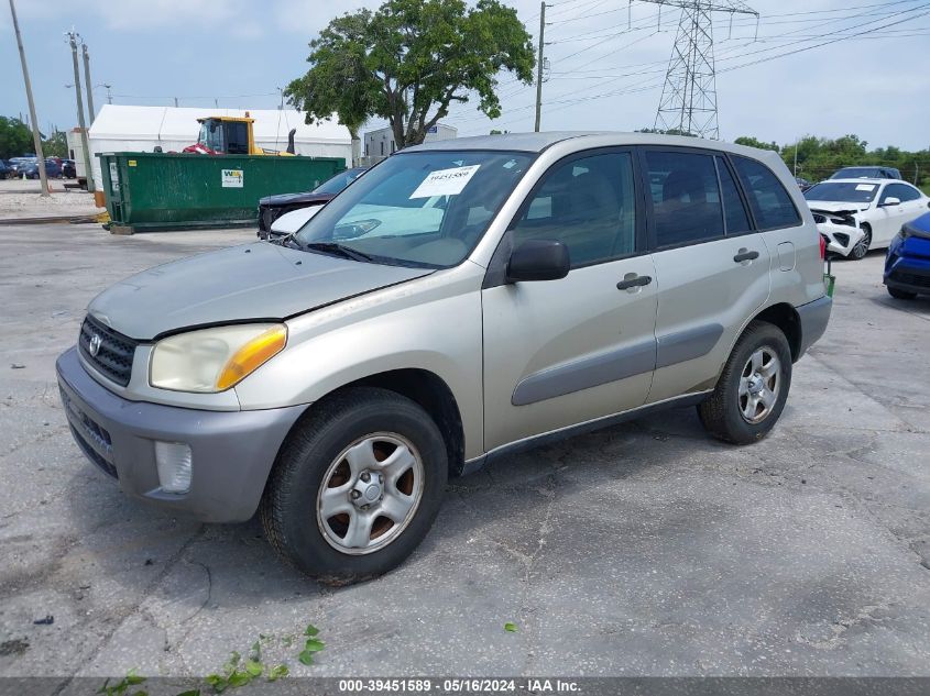 2003 Toyota Rav4 VIN: JTEGH20VX30115784 Lot: 39451589