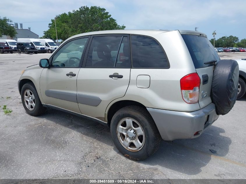 2003 Toyota Rav4 VIN: JTEGH20VX30115784 Lot: 39451589