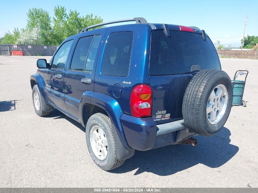 2002 Jeep Liberty Limited Edition VIN: 1J4GL58K62W183830 Lot: 39451604