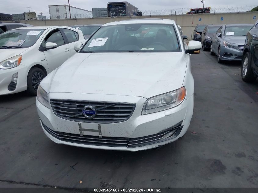 2016 Volvo S80 T5 Drive-E Platinum VIN: YV140MAM1G1197754 Lot: 39451607