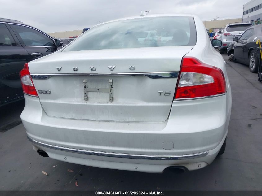 2016 Volvo S80 T5 Drive-E Platinum VIN: YV140MAM1G1197754 Lot: 39451607