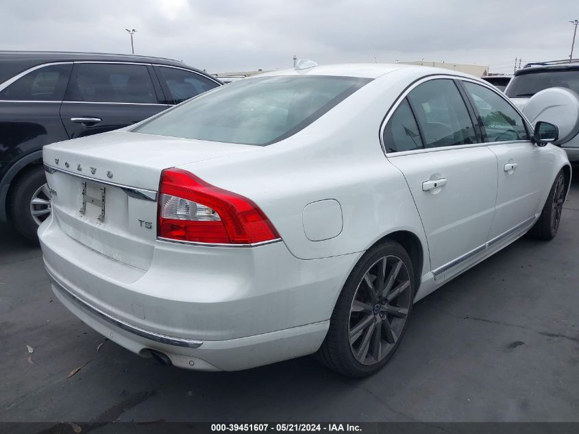 2016 Volvo S80 T5 Drive-E Platinum VIN: YV140MAM1G1197754 Lot: 39451607