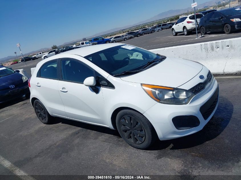 2012 Kia Rio5 Lx VIN: KNADM5A39C6039048 Lot: 39451610