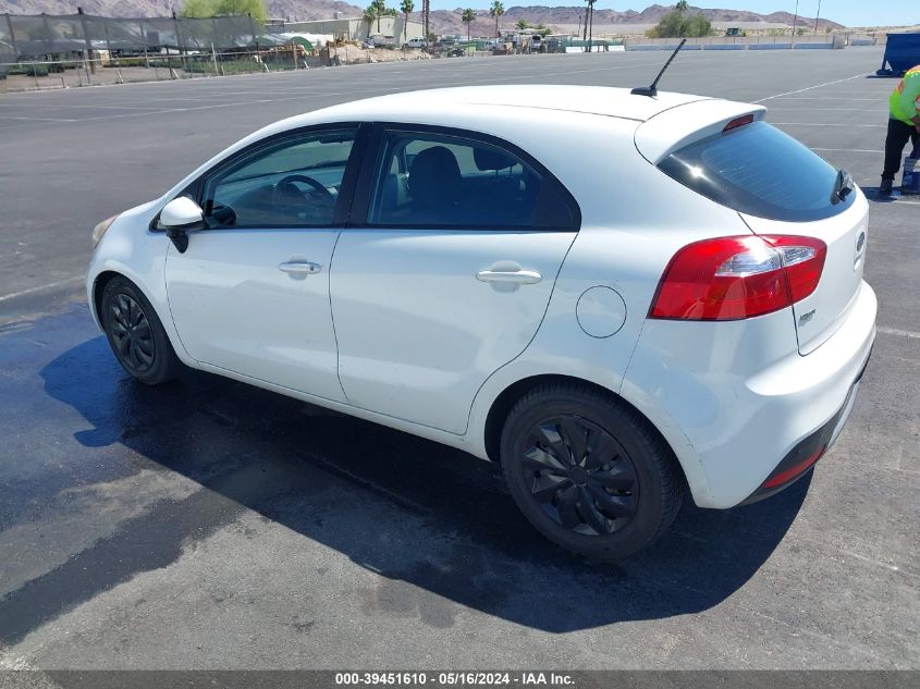 2012 Kia Rio5 Lx VIN: KNADM5A39C6039048 Lot: 39451610