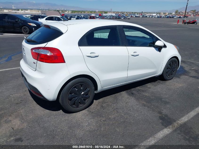 2012 Kia Rio5 Lx VIN: KNADM5A39C6039048 Lot: 39451610