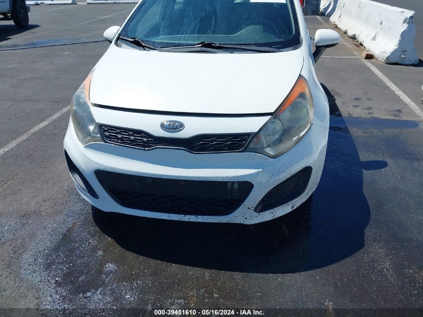 2012 Kia Rio5 Lx VIN: KNADM5A39C6039048 Lot: 39451610