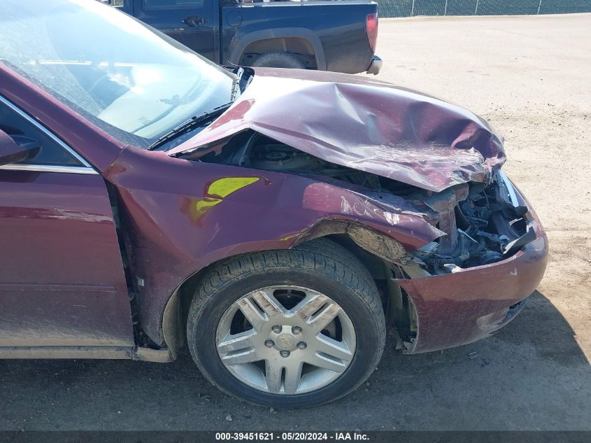 2007 Chevrolet Impala Ltz VIN: 2G1WU58R479340968 Lot: 39451621