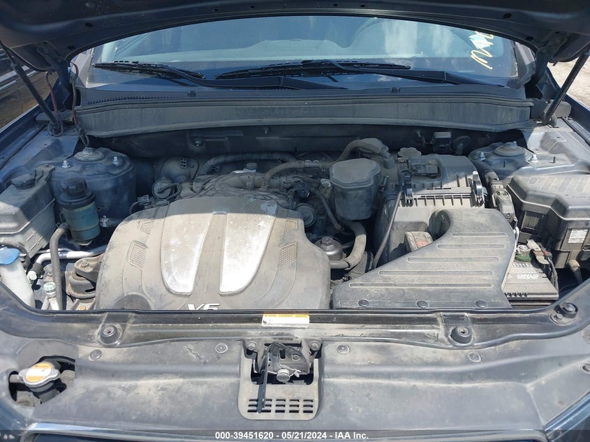 2011 Hyundai Santa Fe Se VIN: 5XYZHDAGXBG016853 Lot: 39451620