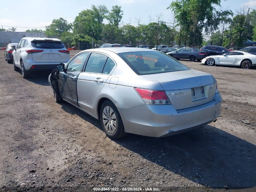 2010 Honda Accord 2.4 Lx VIN: 1HGCP2F31AA011253 Lot: 39451622