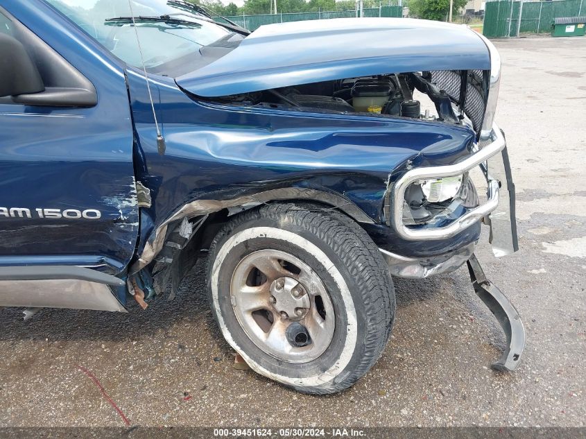 2002 Dodge Ram 1500 St VIN: 3B7HU18N42G101568 Lot: 39451624