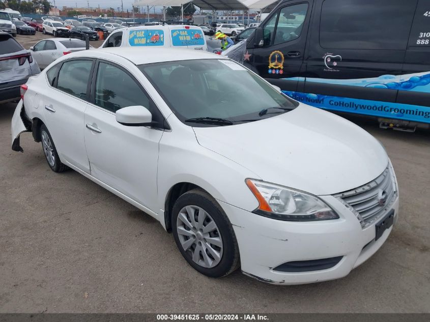 2014 Nissan Sentra Fe+ S/Fe+ Sv/S/Sl/Sr/Sv VIN: 3N18B78P1EL651539 Lot: 39451625