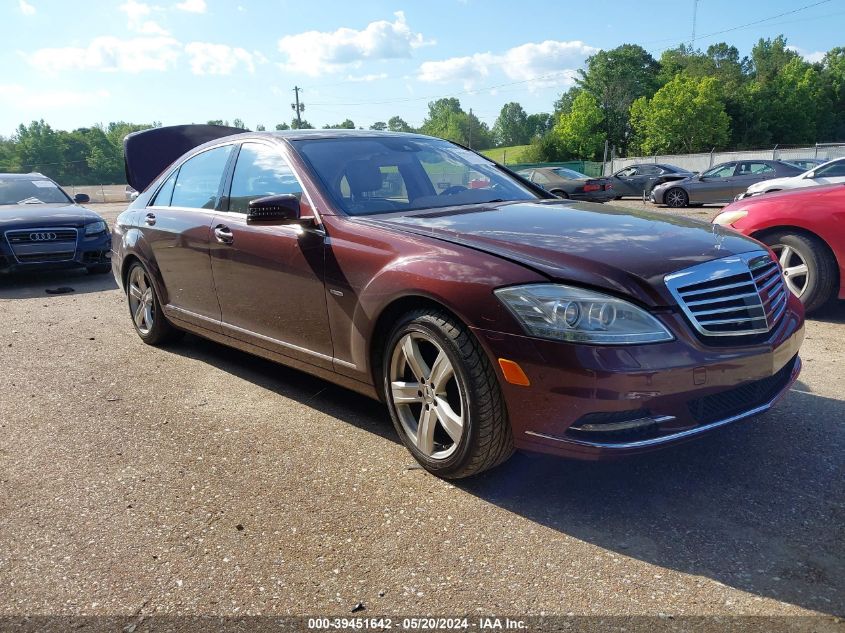 2012 Mercedes-Benz S 550 VIN: WDDNG7DB6CA429119 Lot: 39451642