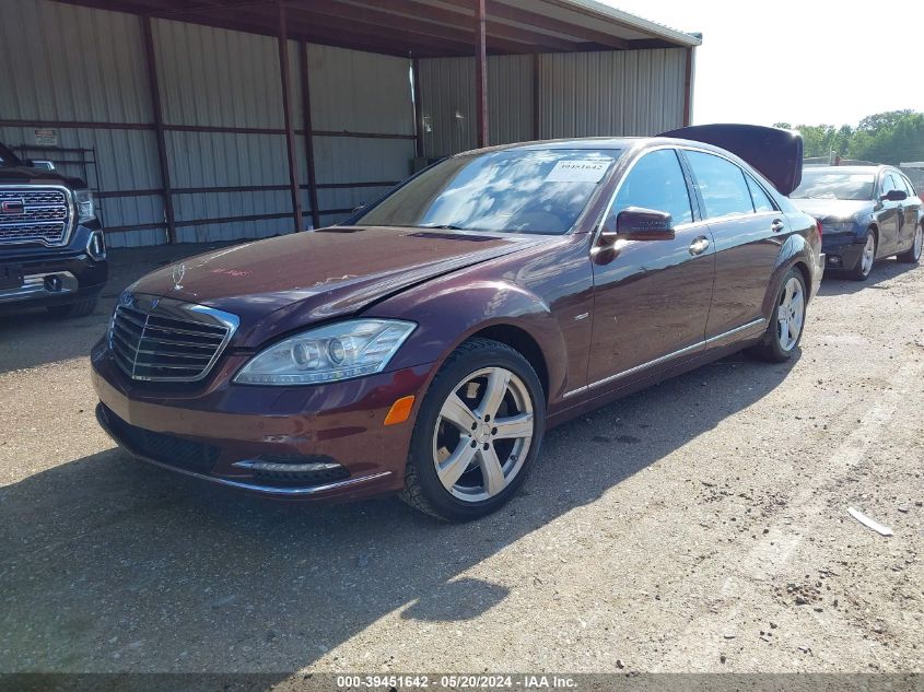 2012 Mercedes-Benz S 550 VIN: WDDNG7DB6CA429119 Lot: 39451642