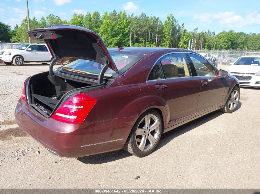 2012 Mercedes-Benz S 550 VIN: WDDNG7DB6CA429119 Lot: 39451642