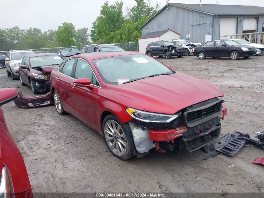 2017 Ford Fusion Platinum VIN: 3FA6P0D93HR139409 Lot: 39451643